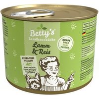 Betty's Landhausküche Lamm & Reis 6 x 200g für Hund von Betty's Landhausküche