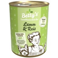 Betty's Landhausküche Lamm & Reis 6 x 400g für Hund von Betty's Landhausküche