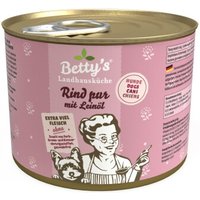 Betty's Landhausküche Rind pur mit Leinöl 6x200 g von Betty's Landhausküche