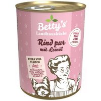 Betty's Landhausküche Rind pur mit Leinöl 6x400 g von Betty's Landhausküche
