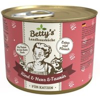 Betty's Landhausküche Rind & Herz 6 x 200g für Katze von Betty's Landhausküche