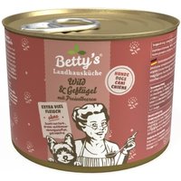 Betty's Landhausküche Wild & Geflügel 6 x 200g für Hund von Betty's Landhausküche