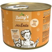 Betty's Landhausküche mit Ente 6 x 200g für Hund von Betty's Landhausküche