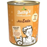 Betty's Landhausküche mit Ente 6 x 400g für Hund von Betty's Landhausküche