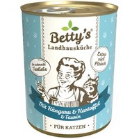 Betty's Landhausküche mit Känguru & Kartoffel 6 x 400g für Katze von Betty's Landhausküche