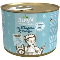 Betty's Landhausküche mit Känguru & Kartoffel 6 x 200g für Hund von Betty's Landhausküche