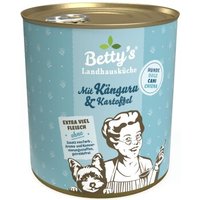 Betty's Landhausküche mit Känguru & Kartoffel 6 x 800g für Hund von Betty's Landhausküche