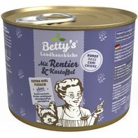 Betty's Landhausküche mit Rentier & Kartoffel 6 x 200g für Hund von Betty's Landhausküche