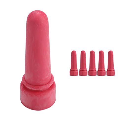 Beufee 5 Stück Kleintier-Milchtrinknippel, 6,9 cm, kleine Kuh, Kalbsmilch-Trinknippel, weiches Gummi, Ziegenmilchflasche, Füttern, Sauger, Mund, Gummi, Viehfütterung, Bewässerungszubehör Beufee 5 Stück Kleintier-Milchtrinknippel, 6,9 cm, kleine Kuh, Kalbsmilch-Trinknippel, weiches Gummi, Ziegenmilchflasche, Füttern, Sauger, Mund, Gummi, Viehfütterung, Bewässerungszubehör von Beufee