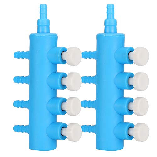 Beufee Fisch Luft Splitter, Aquarium Luft Splitter Fish Tank Luft Splitter Aquarium Schläuche Anschlüsse Luftrohr Verteiler Sauerstoff pumpe Adapter (one Point Four) von Beufee
