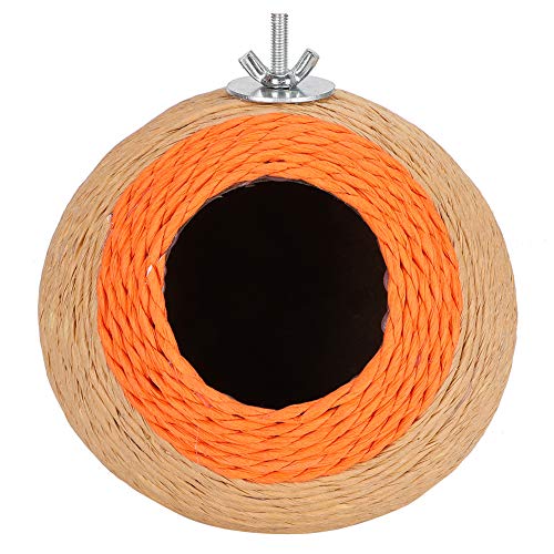 Beufee Haustierspielzeug, handgefertigte gewebte Vogelnester, Vogelhamsterzucht, Kokosnussschalen-Vogelnester, Haus, Hütte, Käfig, Schlüpfen, Nisten für Papageien, Hamster Beufee Haustierspielzeug, handgefertigte gewebte Vogelnester, Vogelhamsterzucht, Kokosnussschalen-Vogelnester, Haus, Hütte, Käfig, Schlüpfen, Nisten für Papageien, Hamster von Beufee