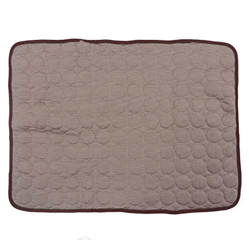 Beufee Hundekühlungsmatte, Katzen Schlafmatte für zu Hause Wiederverwendbare Haustiere kühles Bett für Hunde Katzen (Brown) von Beufee