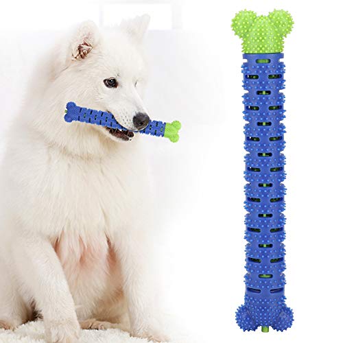 Beufee Zahnbürsten-Hundekauspielzeug, Silikon-Zahnbürsten-Hundezahnbürstenspielzeug, Blauer Hundeputzstab für sauberere Zähne Beufee Zahnbürsten-Hundekauspielzeug, Silikon-Zahnbürsten-Hundezahnbürstenspielzeug, Blauer Hundeputzstab für sauberere Zähne von Beufee