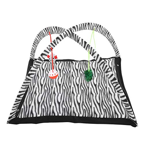 Cat Tent Bed, Cat Play Mat Cat Tent with Toy Cat Activities Center Interactive Play Area Station Kittens with Fleece Mat Hanging Toys Cat Tent Bed, Cat Play Mat Cat Tent with Toy Cat Activities Center Interactive Play Area Station Kittens with Fleece Mat Hanging Toys von Beufee