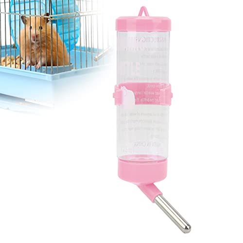 Hamster-Wasserflasche, Hamster-Wasser-Futterspender, automatischer Tier-Trinkspender, kein Tropfen, hängender Wasser-Futterspender für kleine Tiere (125ML) von Beufee