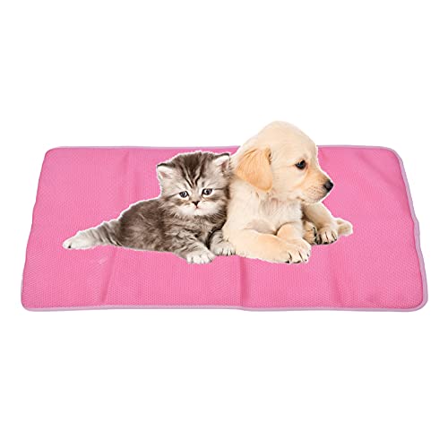 Hundekühlungsmatte, atmungsaktives weiches Haustier Hunde Katzen Ice Seide Kälte Nest Nist Pad zum Abkühlen im Sommer Haustier Schlafpolster für Zwinger Sofa Bettboden (Xs) von Beufee