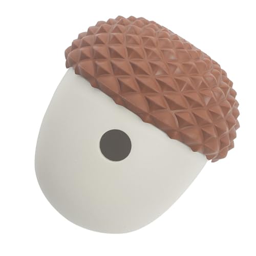Hundepuzzlebugel, Kiefernkegelform behandeln Spender Ball Hunde Langsames Essen für Haustier (Braun mit Grau) von Beufee