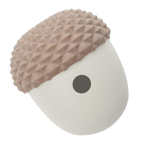 Hundepuzzlebugel, Kiefernkegelform behandeln Spender Ball Hunde Langsames Essen für Haustier (Grau mit hellgrau) von Beufee