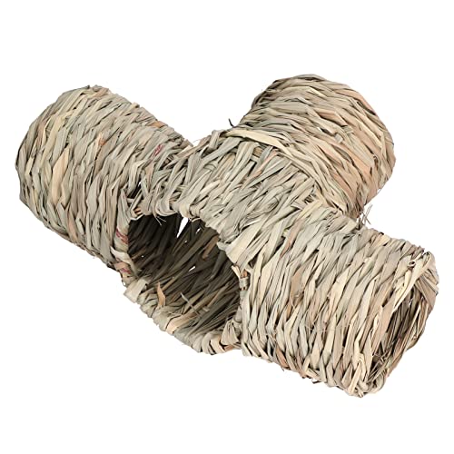 Meerschweinchen -Gras -Tunnel, Nature's Hideaway Grass Tunnel kleines Tierspielzeug Strohhaus mit Vier offenen Eingängen für Ratten Syrische Hamster Frettchen Meerschweinchen Meerschweinchen -Gras -Tunnel, Nature's Hideaway Grass Tunnel kleines Tierspielzeug Strohhaus mit Vier offenen Eingängen für Ratten Syrische Hamster Frettchen Meerschweinchen von Beufee