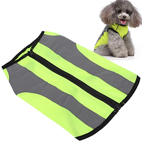 Reflektierende Hundeweste, leichte Hundekleidung, reflektierende Hundeweste, Hundewanderausrüstung für nächtliche Spaziergänge (M) von Beufee