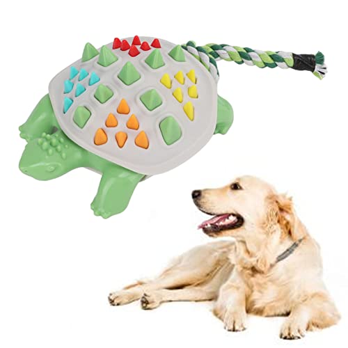 TPR Kauspielzeug Für Hunde, Schildkröte, Hundespielzeug, Hundeseilspielzeug, Welpen-Beißspielzeug, Hundezahnbürstenspielzeug, Robustes, Langlebiges Hundespielzeug Für Kleine, Mittelgroße Und Große Hun von Beufee