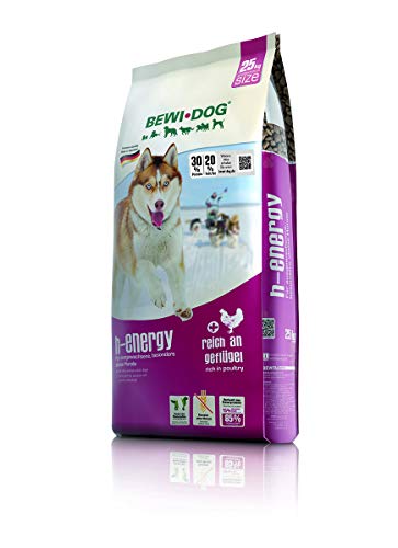 BEWI DOG H-Energy [25 kg] Hundefutter | Trockenfutter für sportlich sehr aktive Hunde und Zuchthündinnen | ohne Weizen & Soja von Bewi Dog