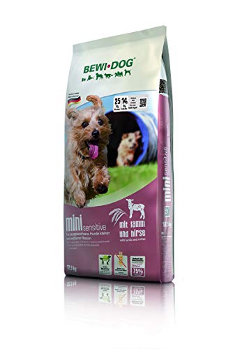 BEWI DOG Mini [12,5 kg] Hundefutter | Trockenfutter für kleine Hunderassen | ohne Weizen & Soja | 80% tierisches Eiweiß | extra kleine Kroketten von Bewi Dog