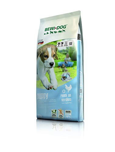 BEWI DOG Puppy [12,5 kg] Welpenfutter | Trockenfutter für Hundewelpen bis zum 4. Monat | ohne Weizen & Soja | 80% tierisches Eiweiß von Bewi Dog
