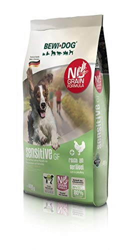 BEWI DOG Sensitive GF [0,8 kg] Hundefutter Trockenfutter für sensible Hunde getreidefrei 80% tierisches Eiweiß für Hunde aller Rassen, 3er Pack (3 x 0,8 Kg) von Bewi Dog