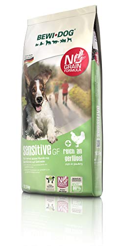 BEWI DOG Sensitive GF [12,5 kg] Hundefutter | Trockenfutter für sensible Hunde | getreidefrei | 80% tierisches Eiweiß | für Hunde aller Rassen von Bewi Dog