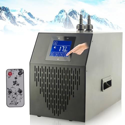 Aquarium Kühlgerät mit Touchscreen und Fernbedienung – 42 Gallonen, 1/10 PS, leises Eisbad-Kühlsystem für Axolotl Fische von Bewinner