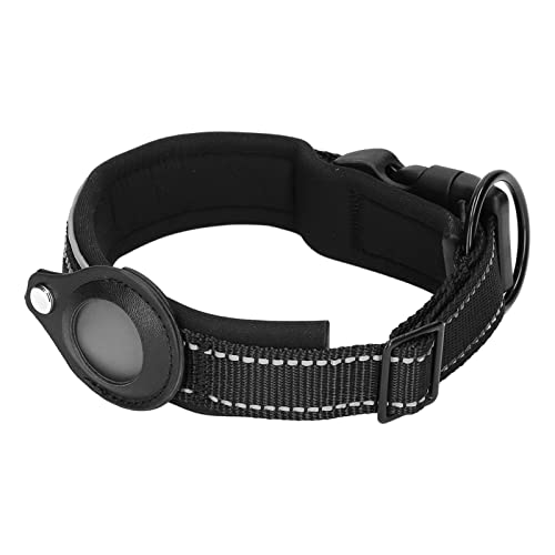 Bewinner Reflektierendes -Hundehalsband Heavy Duty -Hundehalsband Haltbarer Metallclipring mit -Halterung für Hundespaziergänge bei Nacht (M) von Bewinner