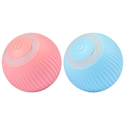 2PCS Power Ball 2.0 Cat Toy, Aiveys-Aiveys Cat Ball, Gertar Cat Toy, Intelligent Cat Ball, Self-Rotating Cat Ball, 360 Degree Ball, Automatic Modelling of Cat Paws, Interactive Cat Toy von Bexdug