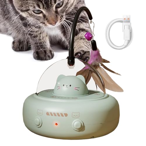 Automatisiertes Katzenspielzeug | Automatisches bewegungsaktiviertes Katzenspielzeug | Haustierzubehör für geistige Stimulation Langeweile Jagd Spielzeit Zuhause Geburtstag Urlaub Automatisiertes Katzenspielzeug | Automatisches bewegungsaktiviertes Katzenspielzeug | Haustierzubehör für geistige Stimulation Langeweile Jagd Spielzeit Zuhause Geburtstag Urlaub von Bexdug