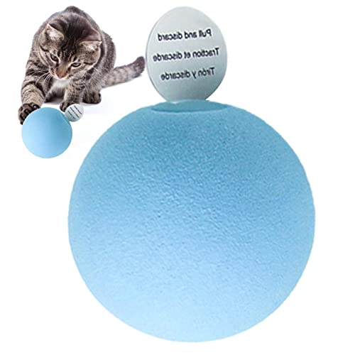 Bexdug Ballspielzeug für Katzen | Ballspielzeug für Katzen - Interaktives Katzenspielzeug für Katzen und Kätzchen im Innenbereich, Kauspielzeug für Katzenkätzchen, Katzenspielzeugbälle, weiches von Bexdug