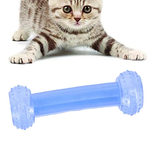 Bexdug Beißspielzeug für Welpen | Gefrierbarer Kühlbeißring für Haustiere | Pet Chew Freezer Blue Dog Slow Feeder für kleine, mittlere und große Hunde von Bexdug