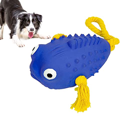 Bexdug Beißspielzeug für Welpen - Quietschendes Kauspielzeug für Hunde,Fischspielzeug Clownfischform Welpenspielzeug Hundekauspielzeug Für kleine mittelgroße Hunde OralCare von Bexdug