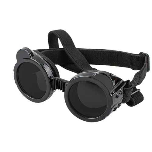 Bexdug Brillen für Haustiere, Sonnenbrillen für Hunde - UV-Schutz-Sonnenbrille für Hunde - Winddichte, beschlagfreie Haustier-Sonnenbrille mit Beschlagschutz für kleine Hunde von Bexdug