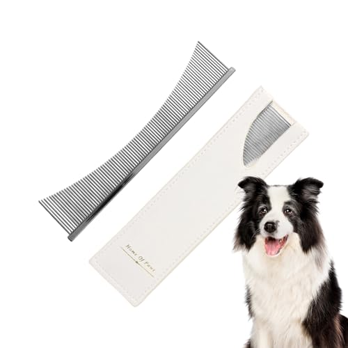 Bexdug Flohkamm für Hunde, Katzenkamm | Ergonomischer Hund Flohkamm | Haustierversorgungen für Welpen tägliche Bürsten routinemäßige empfindliche Haut Demating Tränenfärbung Pflege Bexdug Flohkamm für Hunde, Katzenkamm | Ergonomischer Hund Flohkamm | Haustierversorgungen für Welpen tägliche Bürsten routinemäßige empfindliche Haut Demating Tränenfärbung Pflege von Bexdug