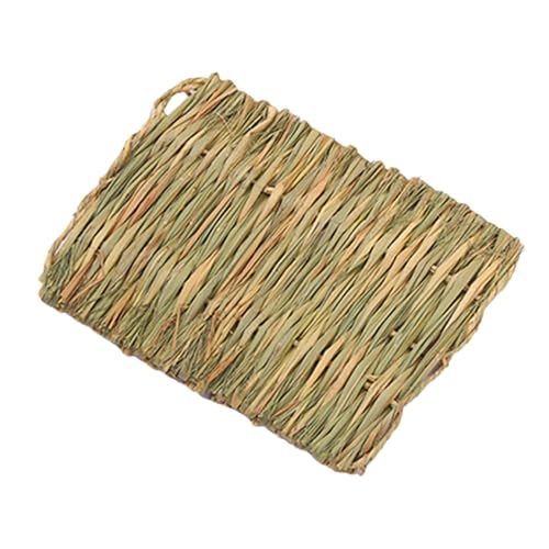 Bexdug Grasmatten | Geflochtene Ruheunterlage | Natürliches Gras Kau Spielmatte Ruheplatz Für Katzen Hunde Haustiere Bequem Schlafplatz von Bexdug