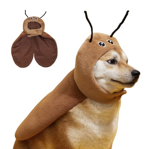 Bexdug Haustier Umhang Kostüm,Katzenumhang Mit Kakerlaken-Motiv - Cosplay-Zubehör Tierhauben Für Halloween Geburtstag Weihnachtsfeiern Bexdug Haustier Umhang Kostüm,Katzenumhang Mit Kakerlaken-Motiv - Cosplay-Zubehör Tierhauben Für Halloween Geburtstag Weihnachtsfeiern von Bexdug