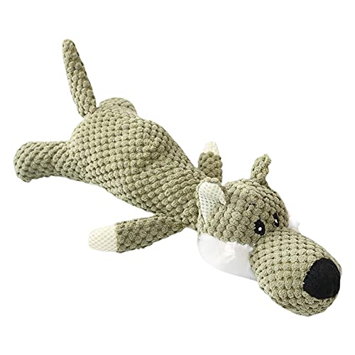 Bexdug Hund Plüsch quietschendes Spielzeug | Kauspielzeug für Hunde Quietschendes Hundespielzeug | Plüschtiere für Hunde Kauspielzeug für Hunde Quietschende Spielzeuge für Haustiere Plüschtiere von Bexdug