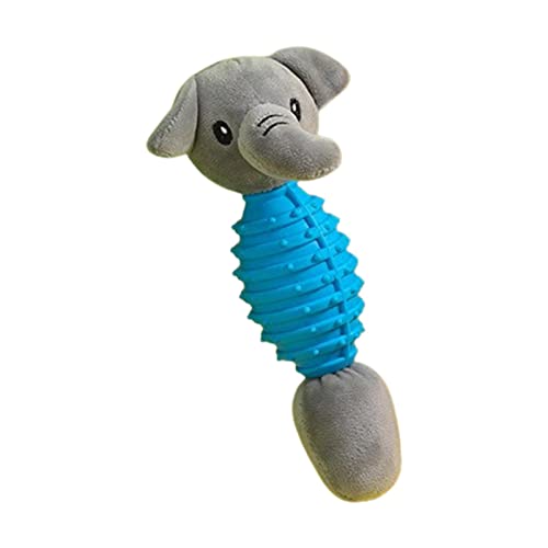 Bexdug Hunde-Plüsch-Kauspielzeug | Langlebiges Zahnen und beruhigendes Flexibles Kauspielzeug für Hunde | Lustiges Kauspielzeug für Welpen, Haustierspielzeug zum Apportieren, interaktives Spielzeug von Bexdug