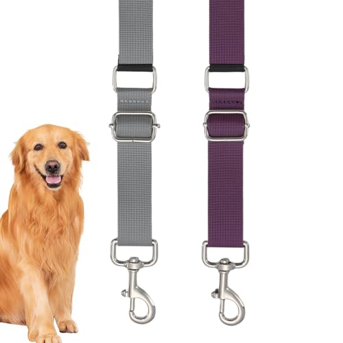 Bexdug Hundefrisier-Gurtverlängerung | 2er Pack Verstellbarer Hundehaltegurt | Nylon-Ringverlängerung, Trimmen-Zubehör & Fixierseil Für Professionelle Tierpflege, Salons, Kliniken & Zuhause von Bexdug