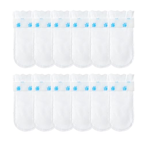 Bexdug Hundefußbandage, Pfotenschutz für Hunde | 12X Hundefuß-Regenstiefel,wasserdichte Hundefuß-Regenstiefel, Haustierfuß-Wanderschuhe mit verstellbarem Klebeverband für Outdoor- und Bexdug Hundefußbandage, Pfotenschutz für Hunde | 12X Hundefuß-Regenstiefel,wasserdichte Hundefuß-Regenstiefel, Haustierfuß-Wanderschuhe mit verstellbarem Klebeverband für Outdoor- und von Bexdug