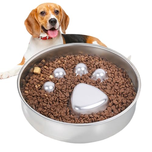 Bexdug Hundefutternapf Zur Verlangsamung Der Futteraufnahme - Edelstahl Anti-Verschlucken Napf Für Schnellfresser | Edelstahl Anti-Schling Napf Mit Blähungsprävention Für Schnellfresser Bexdug Hundefutternapf Zur Verlangsamung Der Futteraufnahme - Edelstahl Anti-Verschlucken Napf Für Schnellfresser | Edelstahl Anti-Schling Napf Mit Blähungsprävention Für Schnellfresser von Bexdug