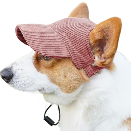 Bexdug Hundehut,Hund Sonnenhut - Verstellbares Design Mit Ohrenlöchern & Schirm Für Outdoor Sport, Wandern, Klettern Und Strandausflüge von Bexdug