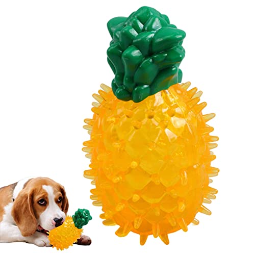 Bexdug Kauspielzeug für Hunde,Bissfestes Kauspielzeug in Fruchtform für Hunde mit spezieller Textur - Kühlendes und feuchtigkeitsspendendes, einfrierbares Beißspielzeug für Hunde für Tibetan Mastiff von Bexdug
