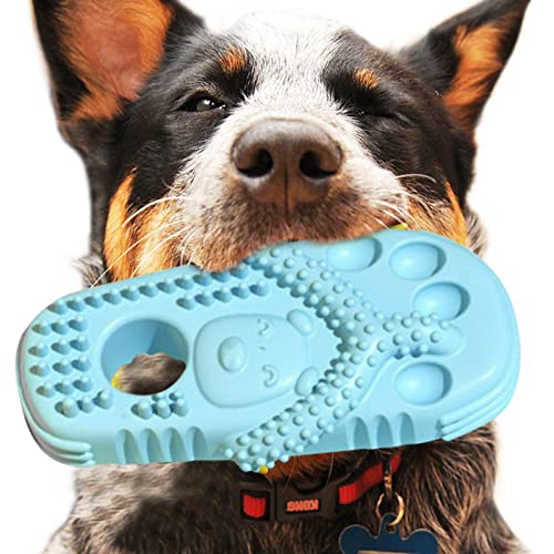 Bexdug Kauspielzeug für Hunde in Pantoffelform - Unzerstörbares Hundespielzeug für Aggressive Kauer Zahnreinigung | Sicheres, langlebiges Hundespielzeug, Welpenspielzeug zum Zahnen von Bexdug