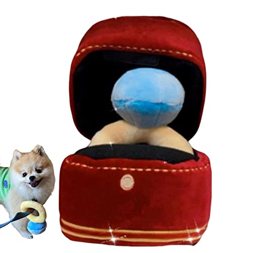Bexdug Kreative Box Plüschtier - Love Diamond Case Gefülltes Haustier-Kauspielzeug,Sounds Puppies Kids Cute Soft Dog Bitter Interessiertes Spielzeug von Bexdug